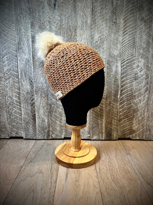 Crochet Hats with Removable Pom